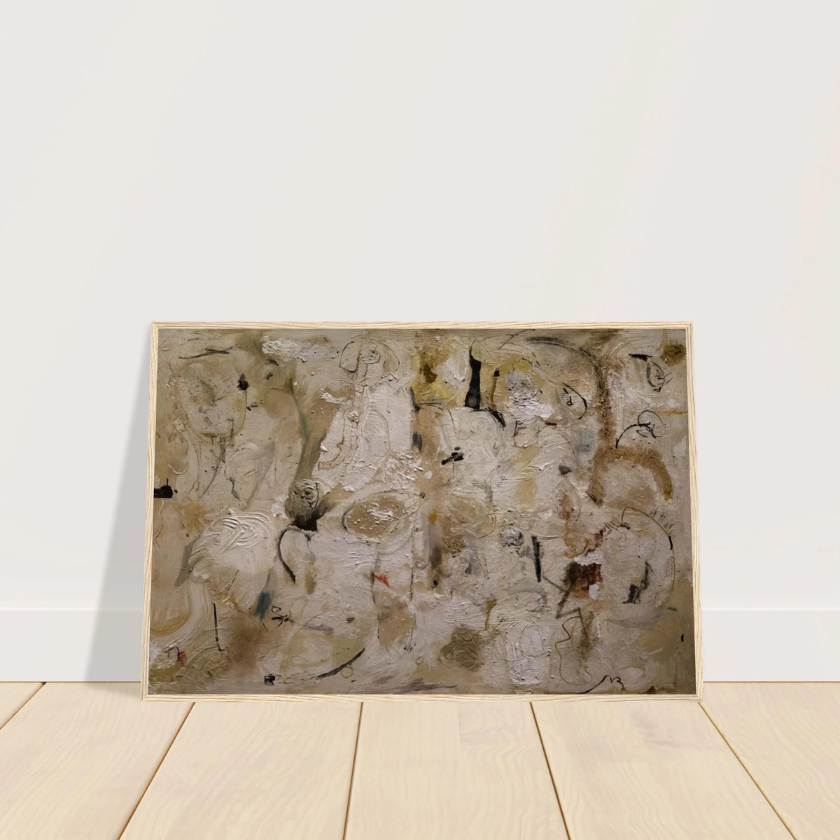Painted on 21st Street - 1951 Framed Poster | Helen Frankenthaler Framed Prints Wall Art | Frankenthaler Helen