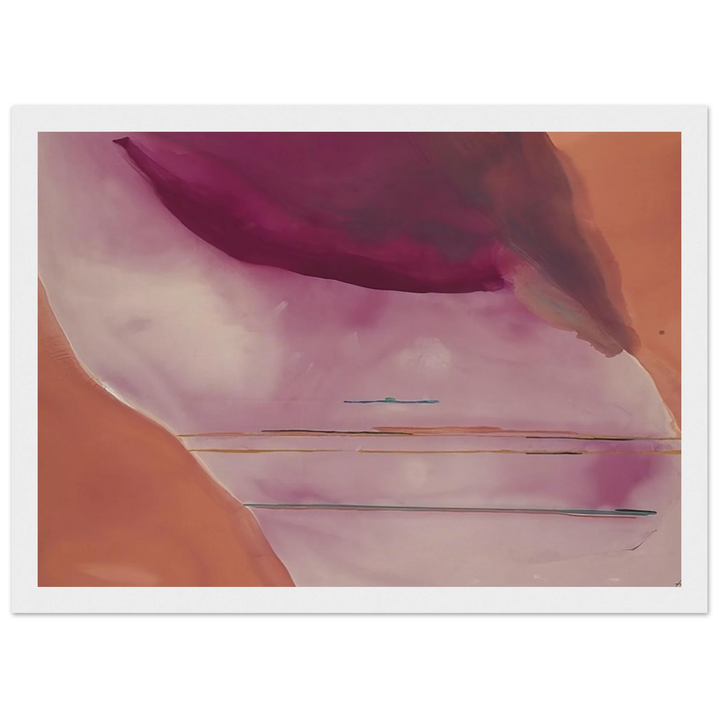 Pendulum - 1972 Framed Poster | Helen Frankenthaler Framed Prints Wall Art | Frankenthaler Helen