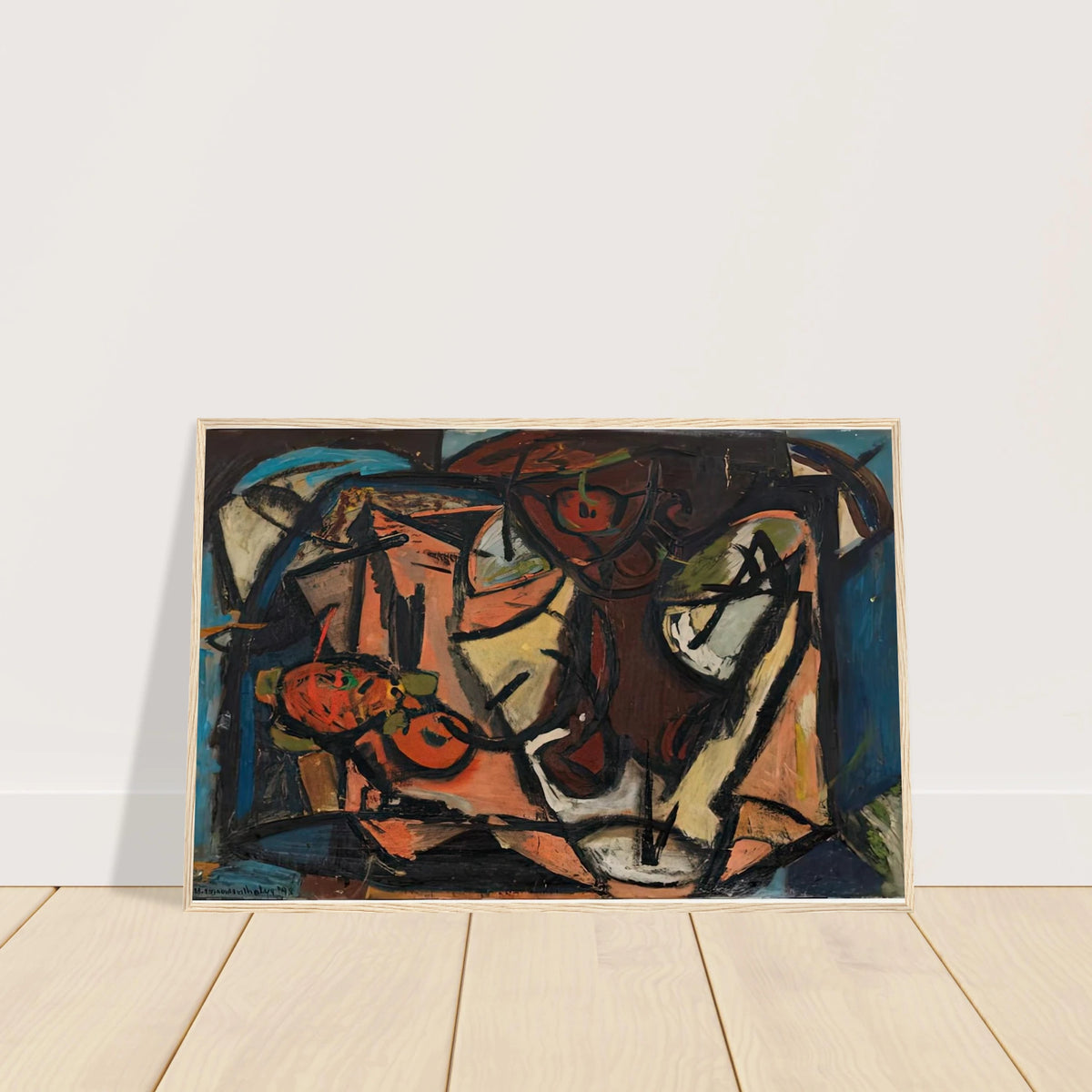 Still Life, 1948- Framed Poster | Helen Frankenthaler Framed Prints Wall Art | Frankenthaler Helen
