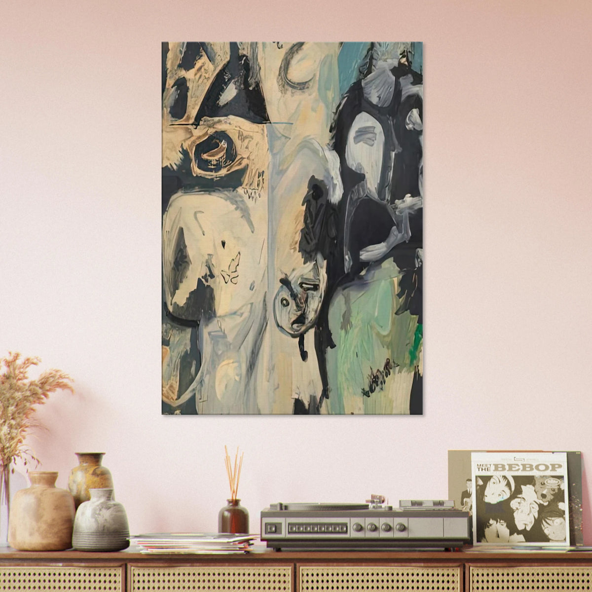 Untitled, 1950- Canvas | Helen Frankenthaler Canvas | Frankenthaler Helen