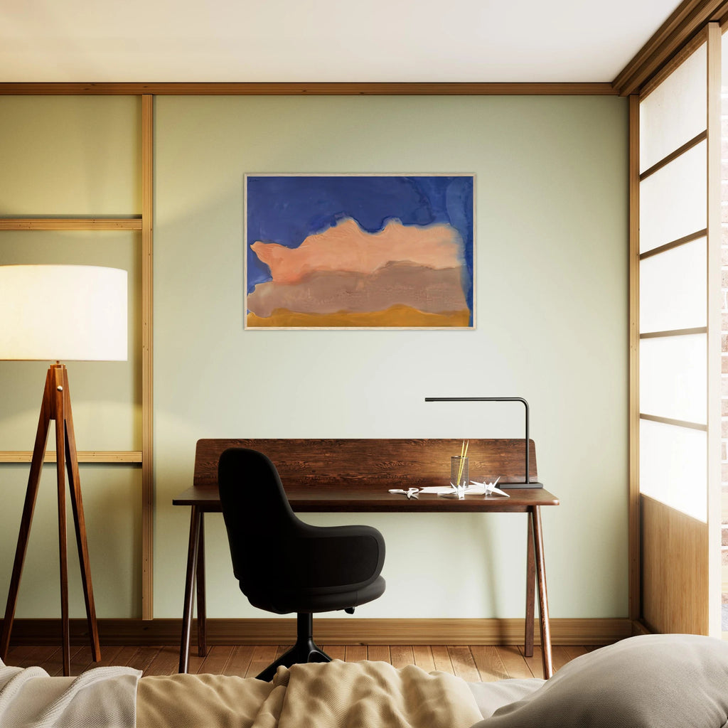 Moontide, 1968- Framed Poster | Helen Frankenthaler Framed Prints Wall Art | Frankenthaler Helen