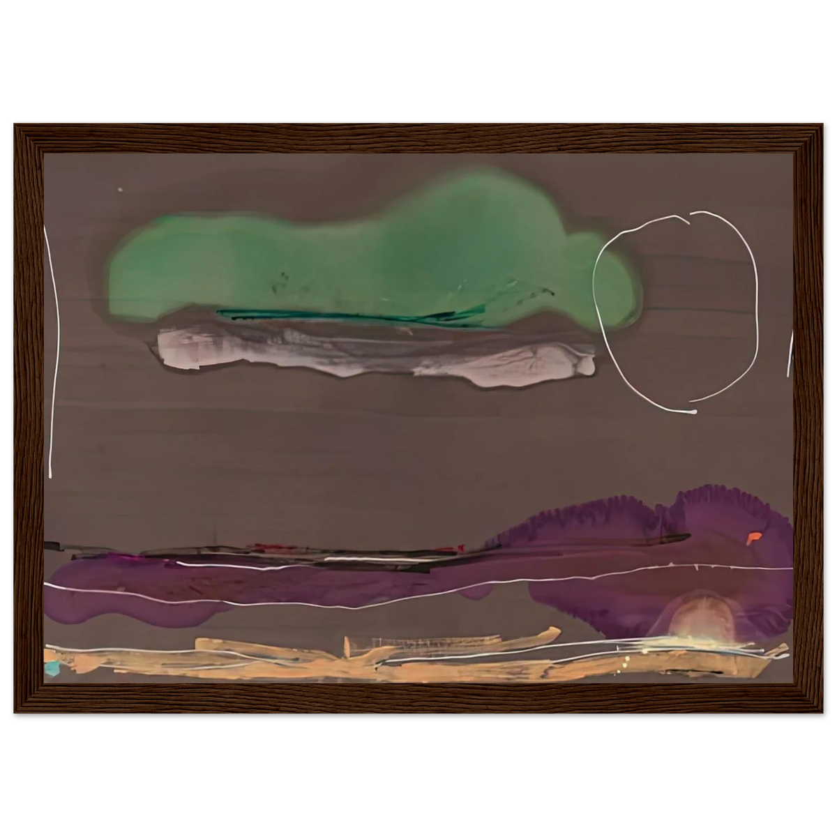 Madrid, 1984- Framed Poster | Helen Frankenthaler Framed Prints Wall Art | Frankenthaler Helen