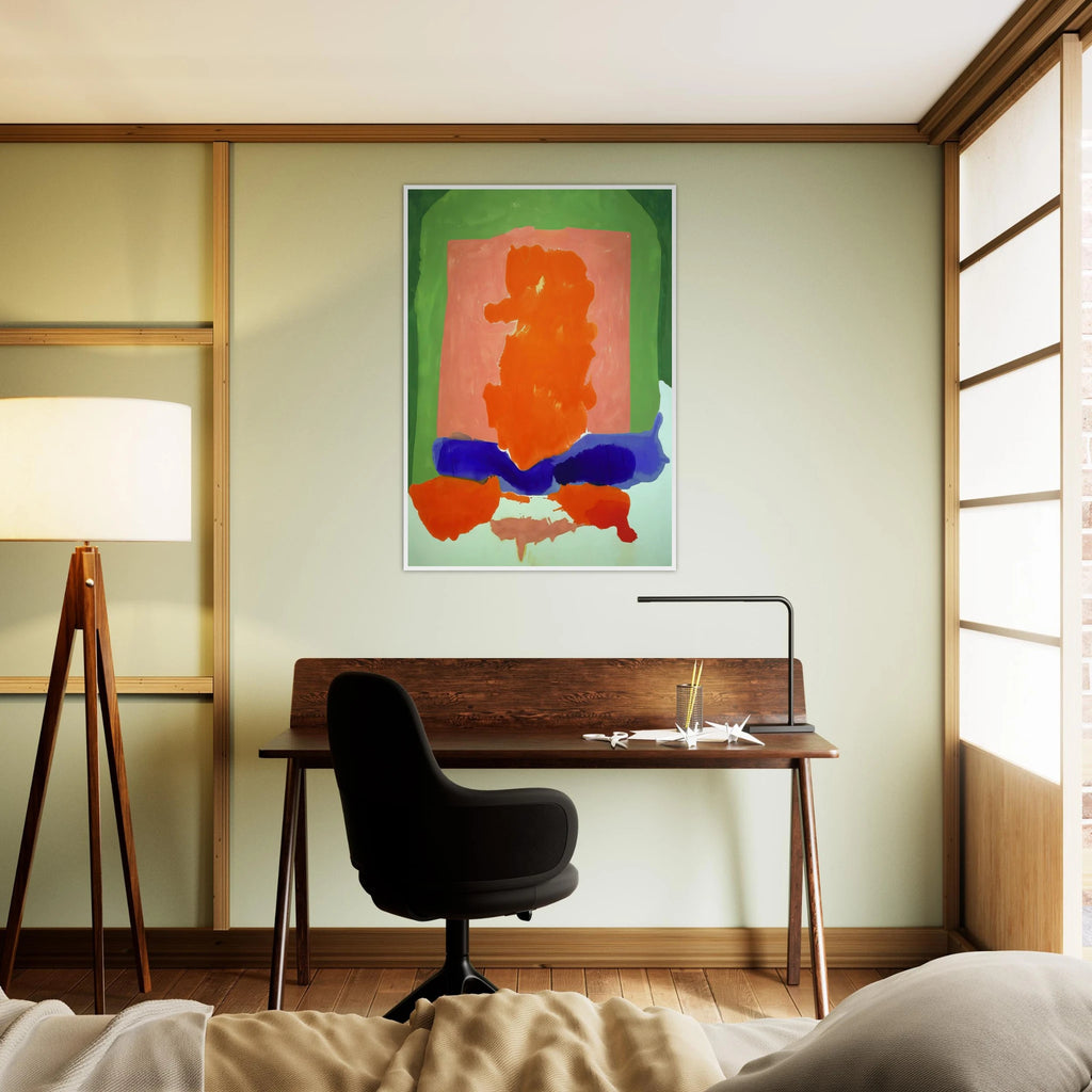 Small s Paradise - 1964 Framed Poster | Helen Frankenthaler Framed Prints Wall Art | Frankenthaler Helen