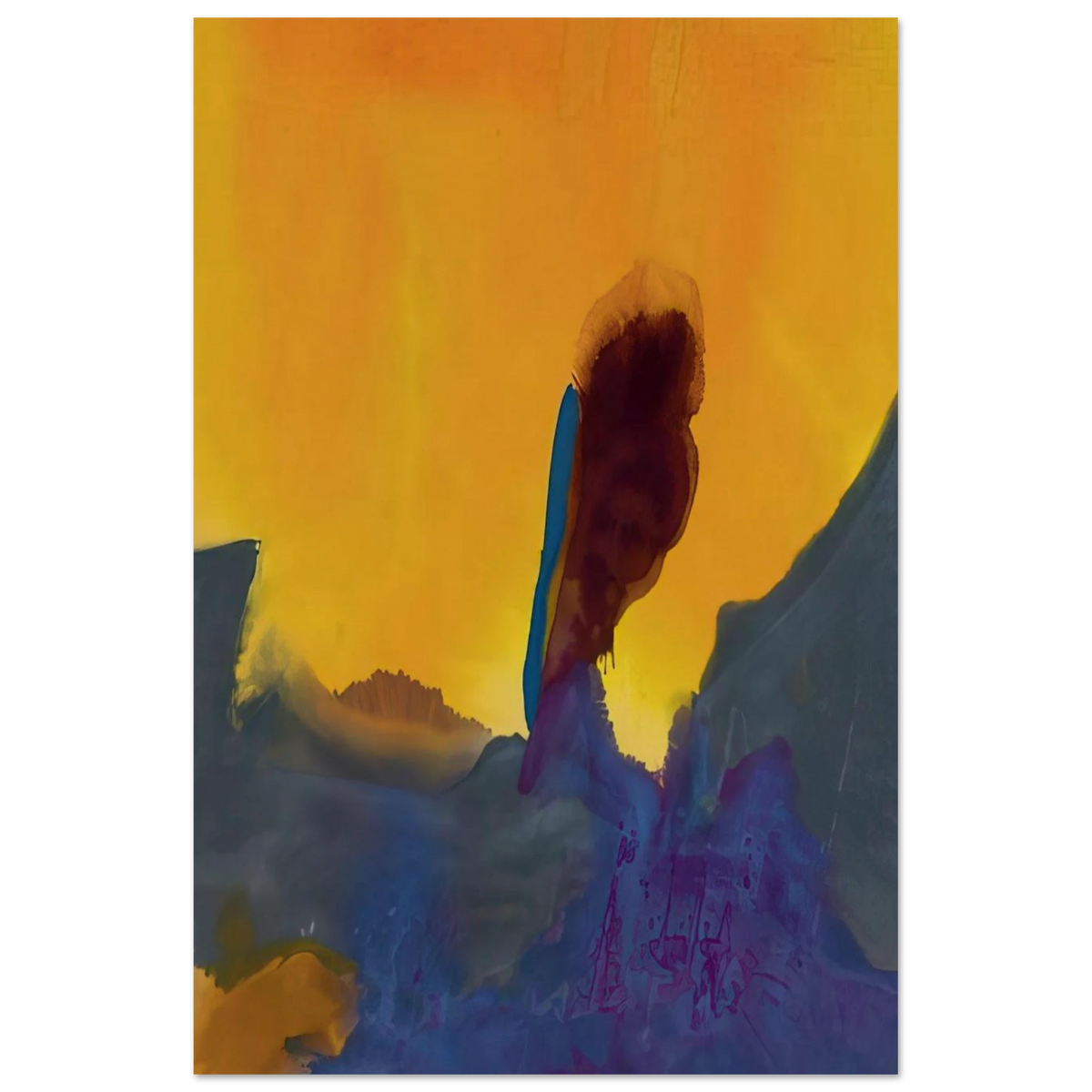 Glow II - 1968 Poster | Helen Frankenthaler Poster | Frankenthaler Helen