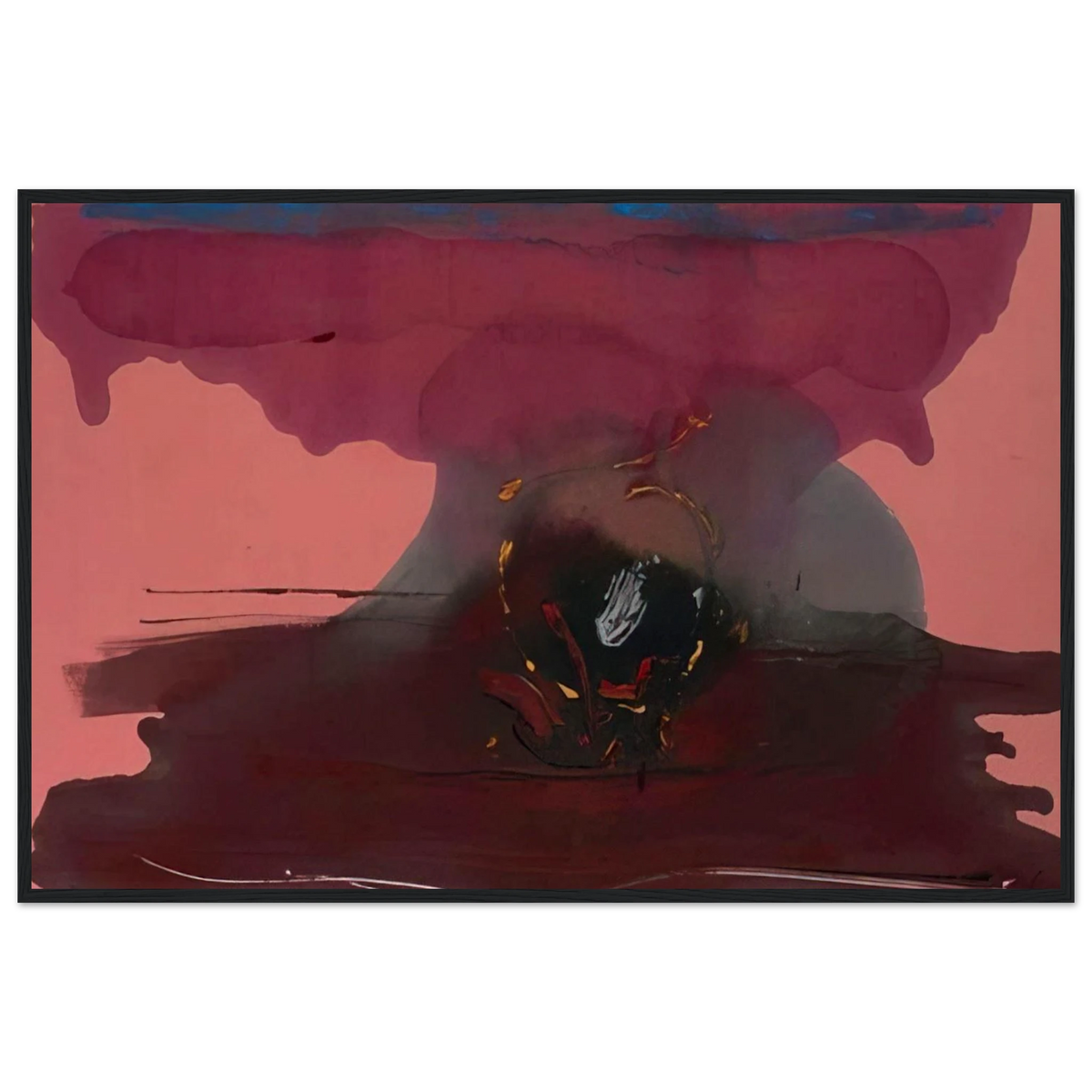 Harbinger - 1986 Framed Poster | Helen Frankenthaler Framed Prints Wall Art | Frankenthaler Helen