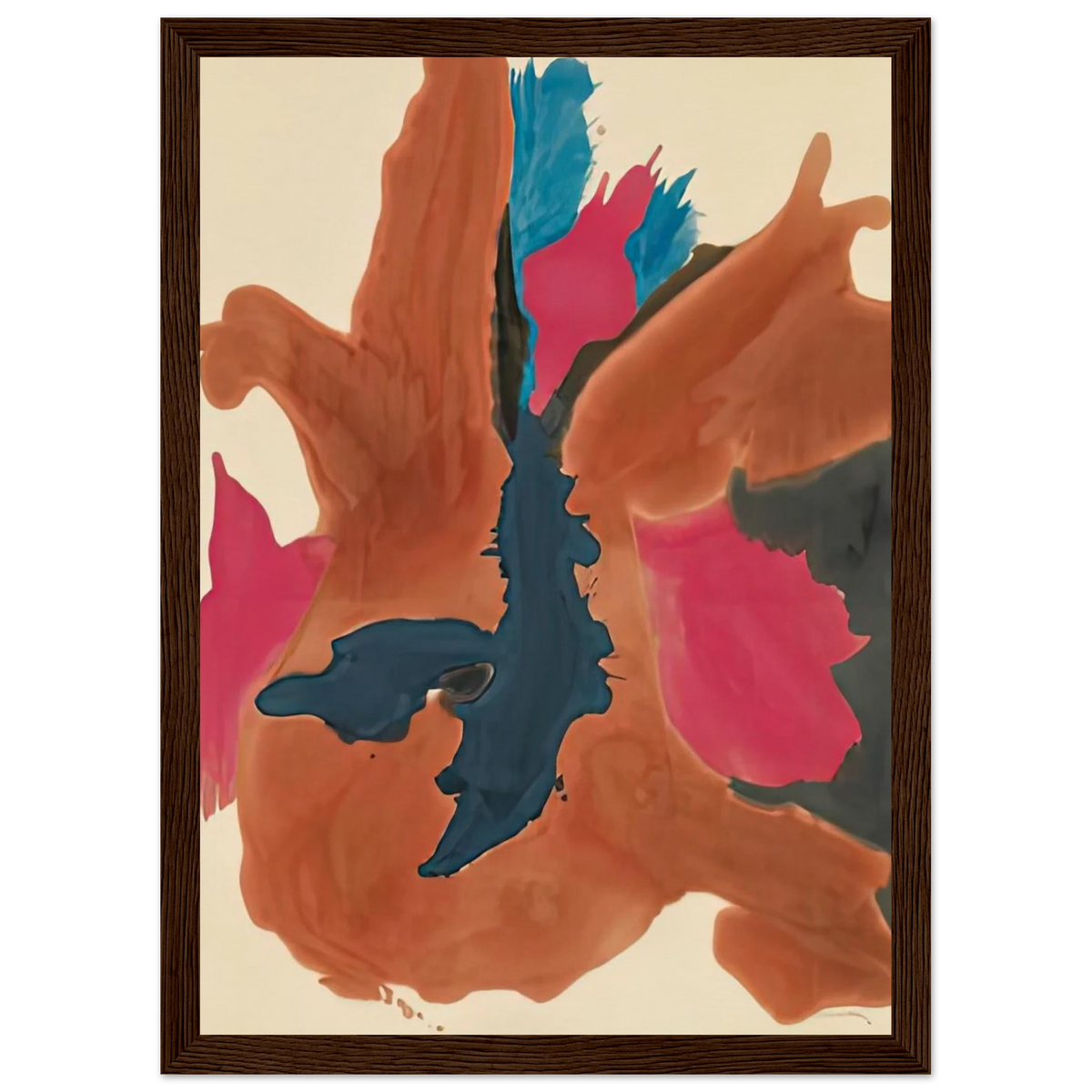 Pink Lady, 1963- Framed Poster | Helen Frankenthaler Framed Prints Wall Art | Frankenthaler Helen