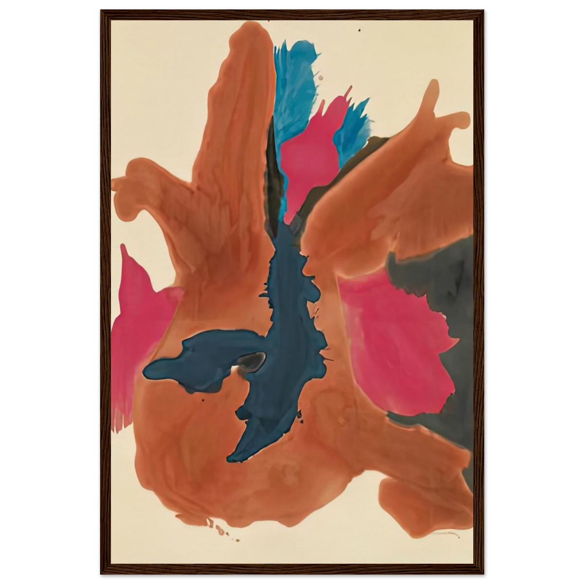Pink Lady, 1963- Framed Poster | Helen Frankenthaler Framed Prints Wall Art | Frankenthaler Helen