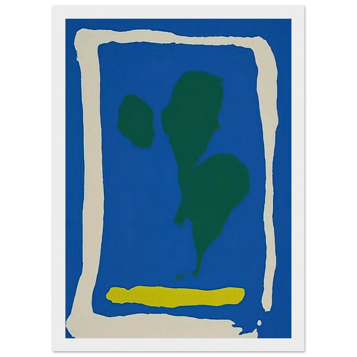 Air Frame - 1965 Framed Poster | Helen Frankenthaler Framed Prints Wall Art | Frankenthaler Helen