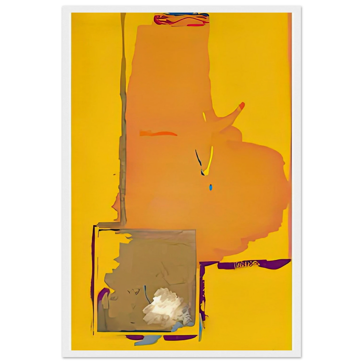 Mardi Gras, 1987- Framed Poster | Helen Frankenthaler Framed Prints Wall Art | Frankenthaler Helen