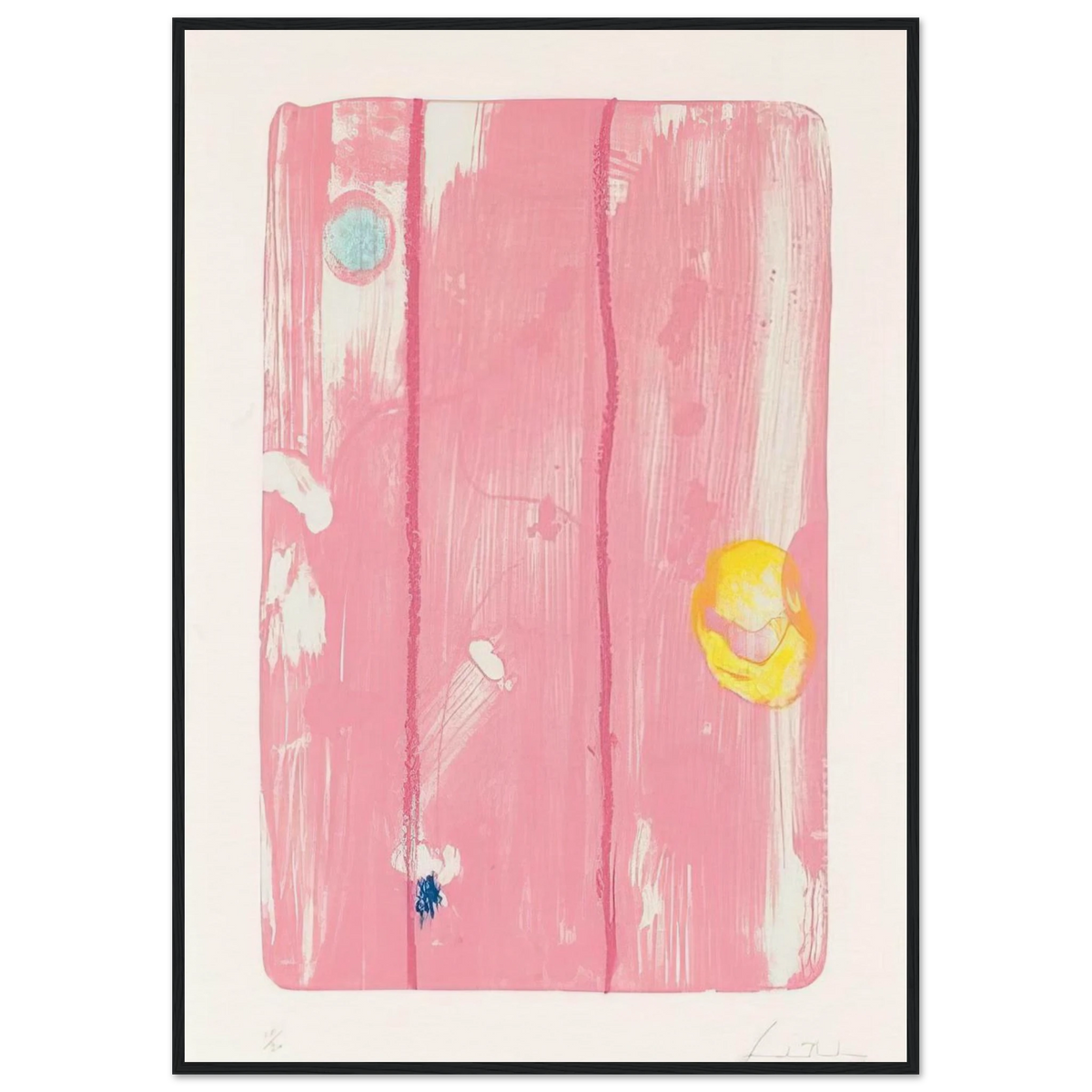 Reflections VIII - 1995 Framed Poster | Helen Frankenthaler Framed Prints Wall Art | Frankenthaler Helen