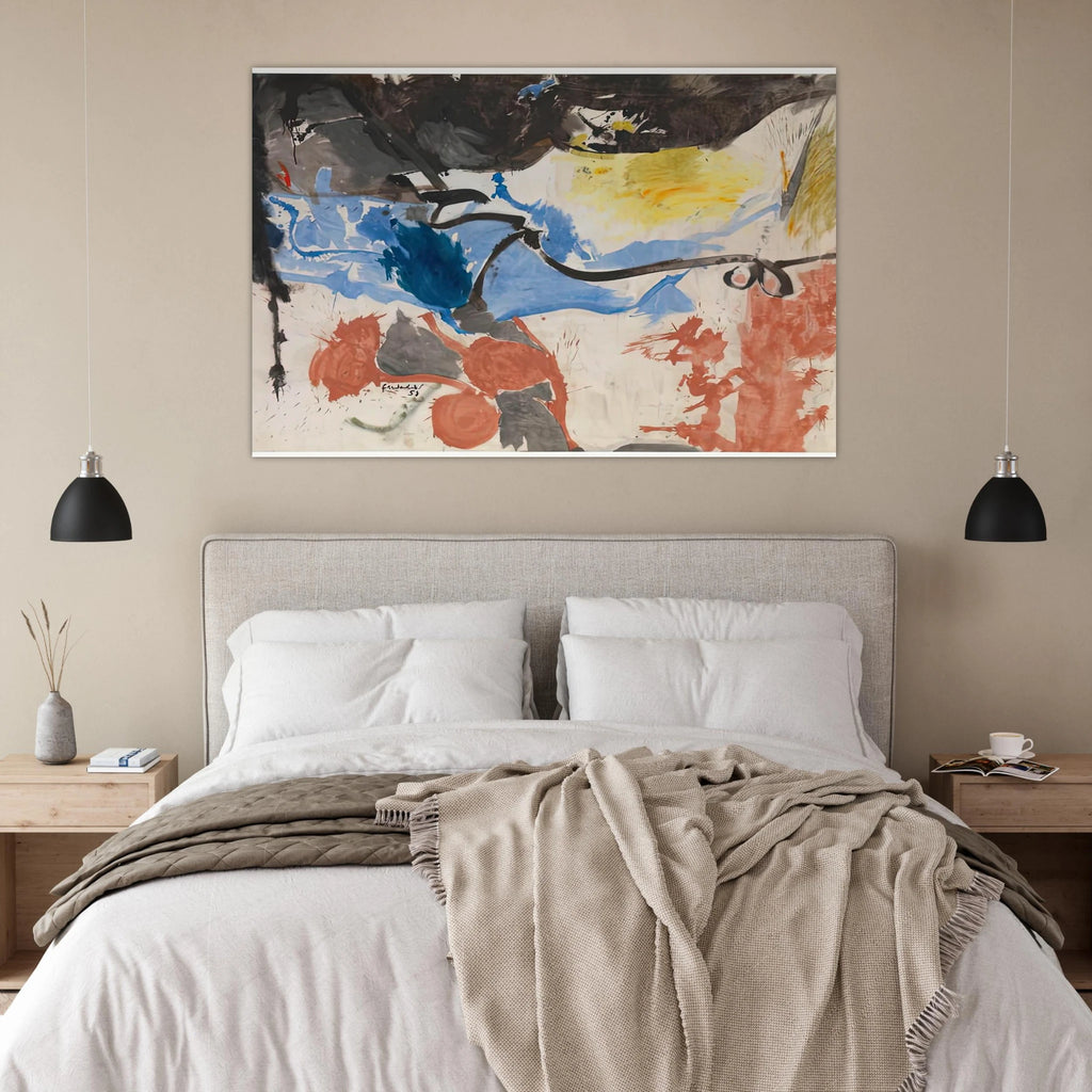 Hotel Cro-Magnon, 1958- Poster | Helen Frankenthaler Poster | Frankenthaler Helen