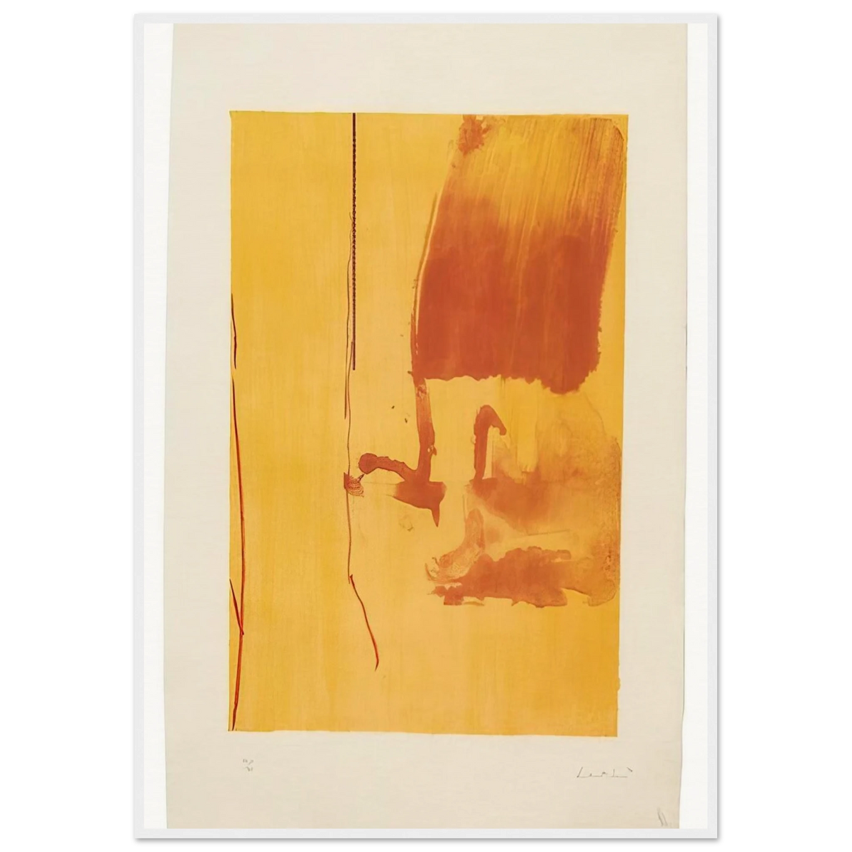 Harvest - 1976 Framed Poster | Helen Frankenthaler Framed Prints Wall Art | Frankenthaler Helen