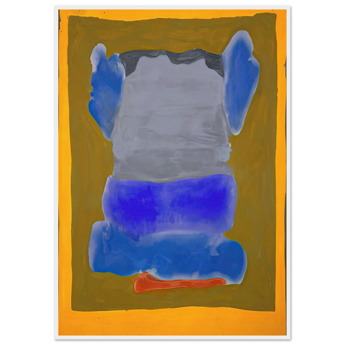 Buddha s Court - 1964 Framed Poster | Helen Frankenthaler Framed Prints Wall Art | Frankenthaler Helen