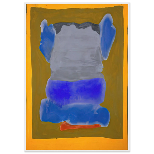 Buddha s Court - 1964 Framed Poster | Helen Frankenthaler Framed Prints Wall Art | Frankenthaler Helen