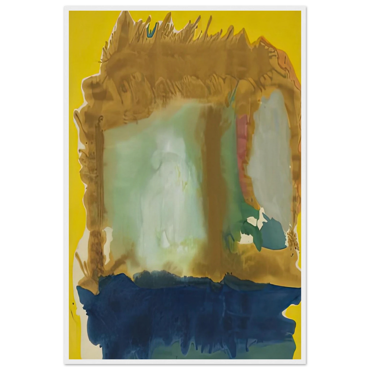 Milkwood Arcade, 1963- Framed Poster | Helen Frankenthaler Framed Prints Wall Art | Frankenthaler Helen