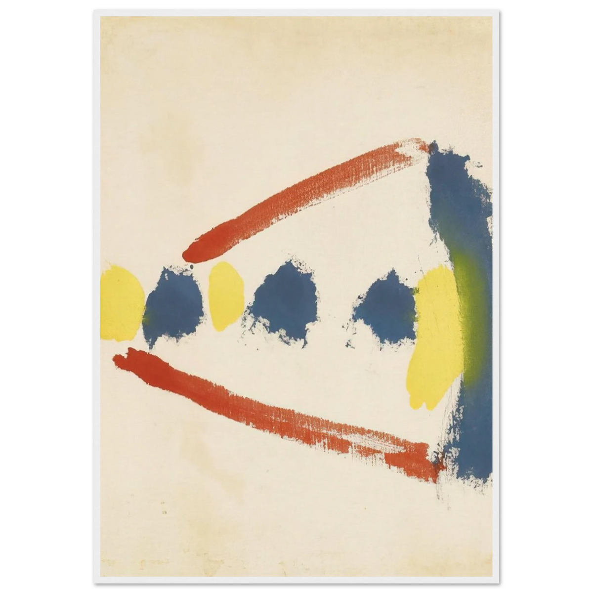 Untitled - 1965 Framed Poster | Helen Frankenthaler Framed Prints Wall Art | Frankenthaler Helen