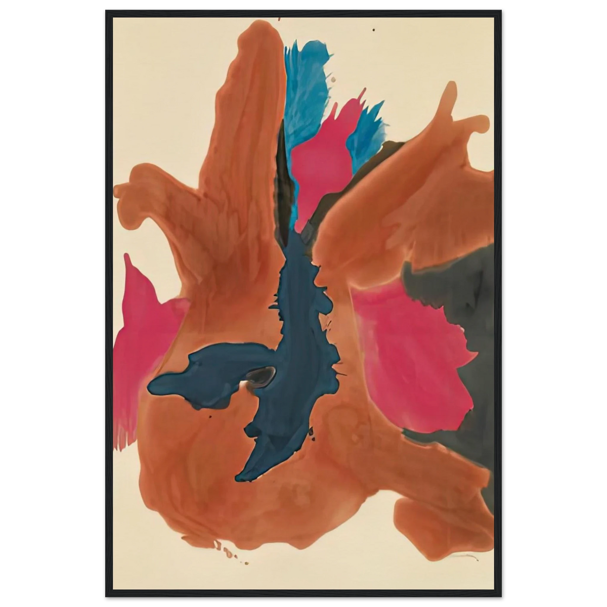 Pink Lady, 1963- Framed Poster | Helen Frankenthaler Framed Prints Wall Art | Frankenthaler Helen