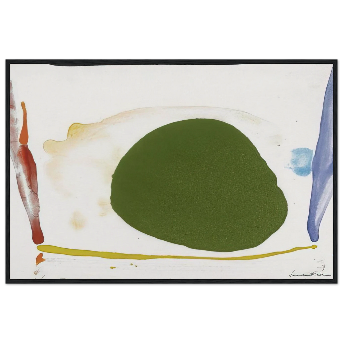 Thanksgiving Day - 1973 Framed Poster | Helen Frankenthaler Framed Prints Wall Art | Frankenthaler Helen