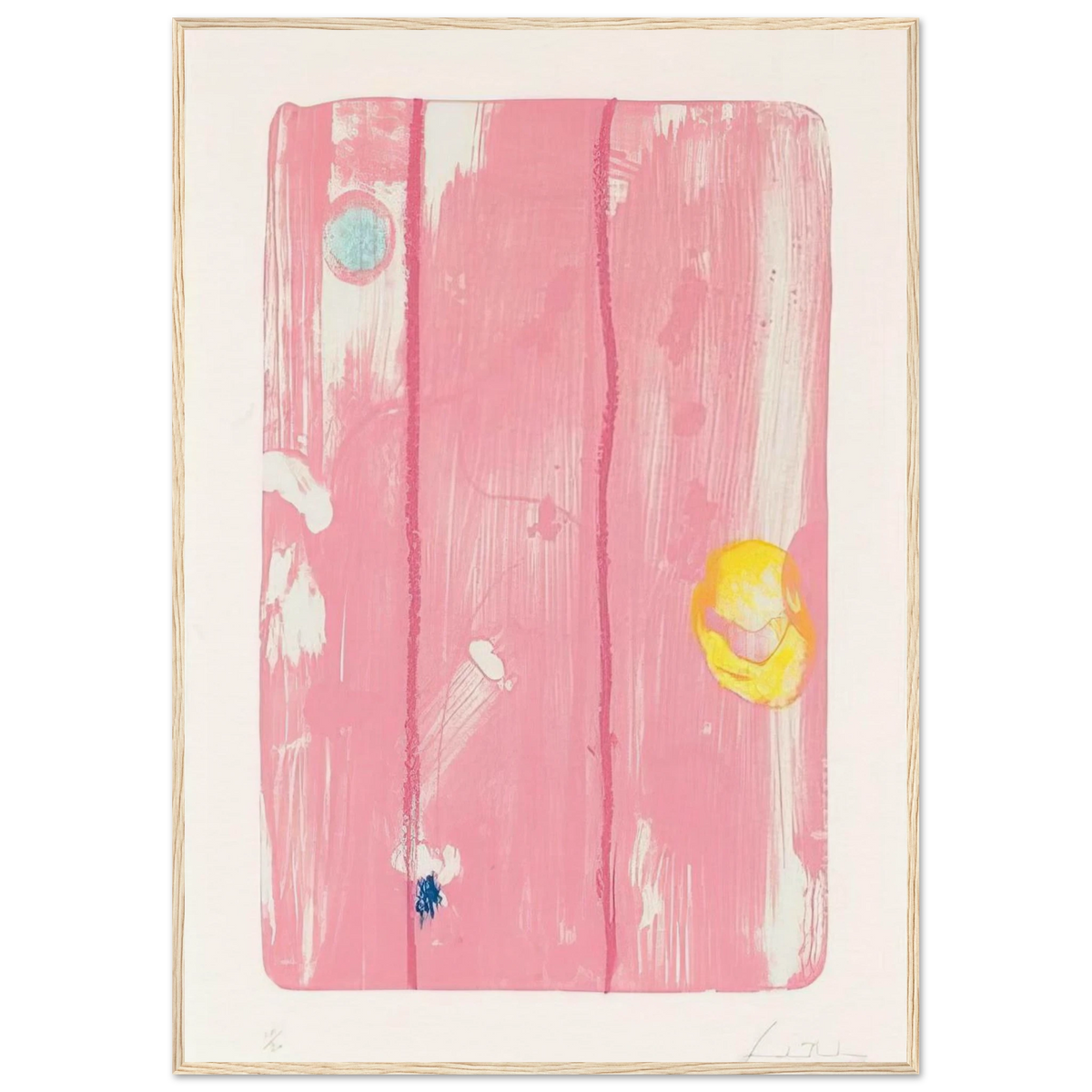 Reflections VIII - 1995 Framed Poster | Helen Frankenthaler Framed Prints Wall Art | Frankenthaler Helen