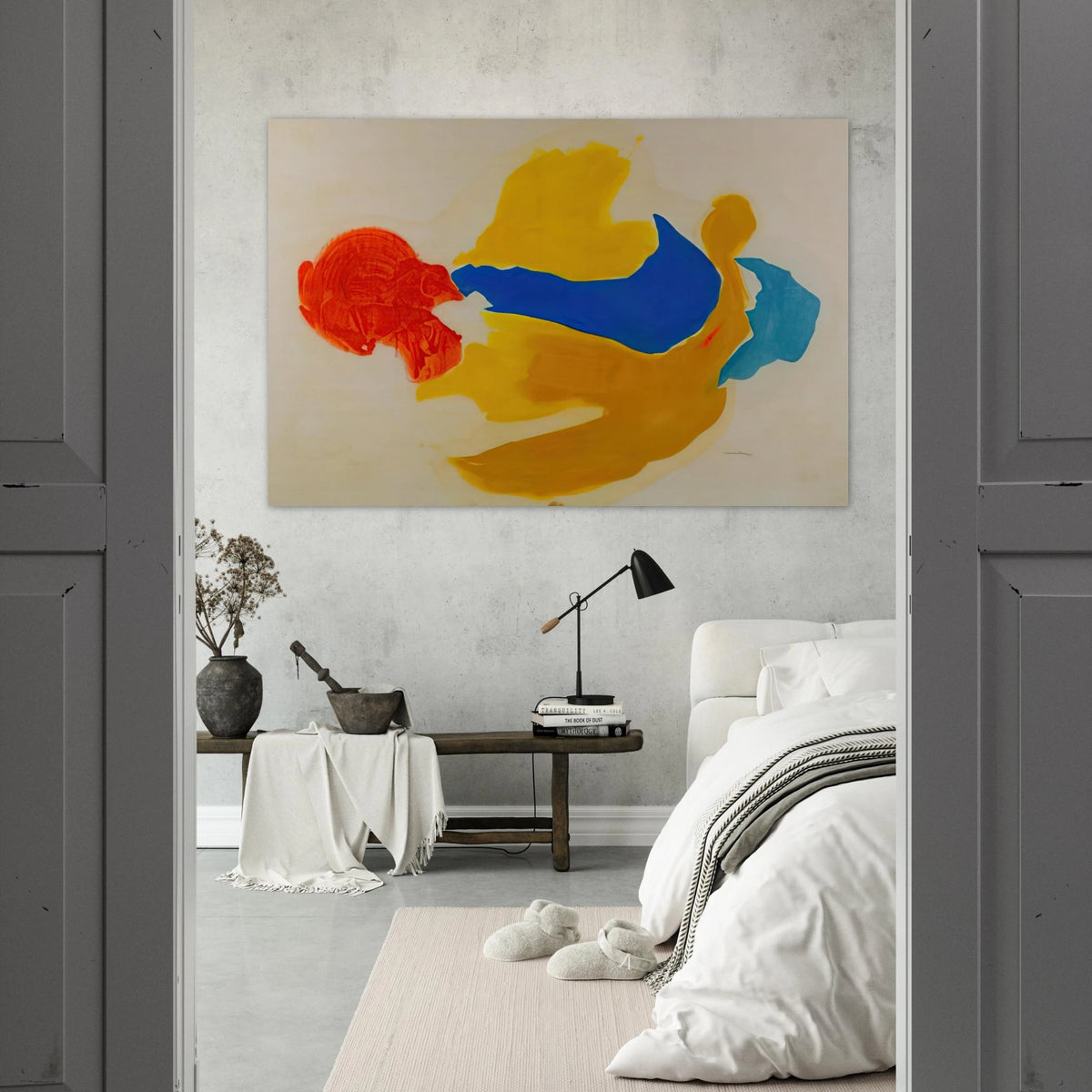 Blue Jay - 1963  United States Poster | Helen Frankenthaler Poster | Frankenthaler Helen