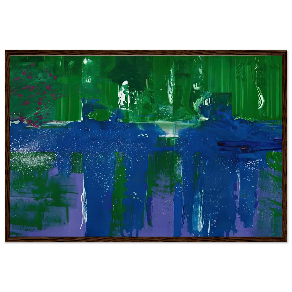 Grotto, 1990- Framed Poster | Helen Frankenthaler Framed Prints Wall Art | Frankenthaler Helen