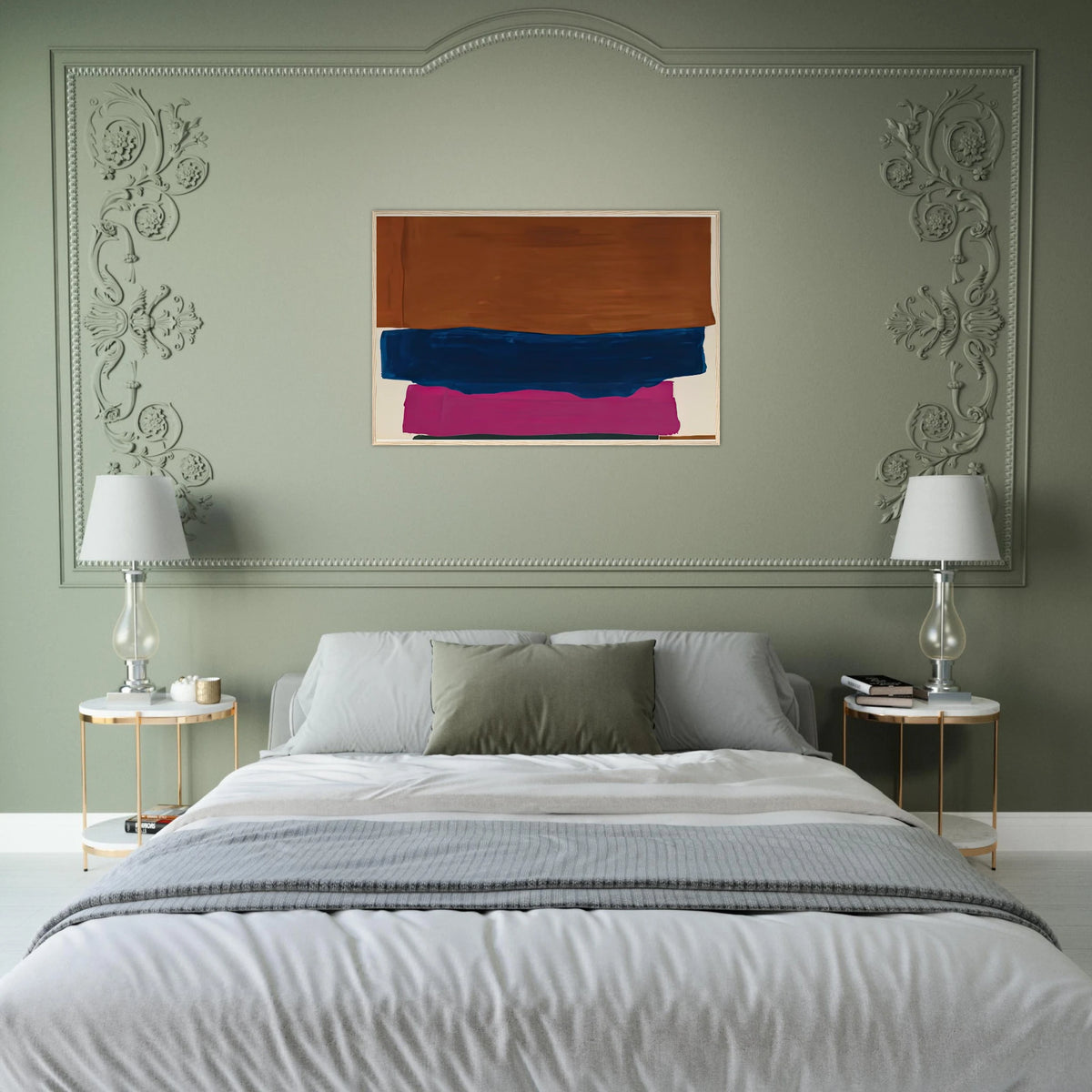 Indian Summer, 1967- Framed Poster | Helen Frankenthaler Framed Prints Wall Art | Frankenthaler Helen