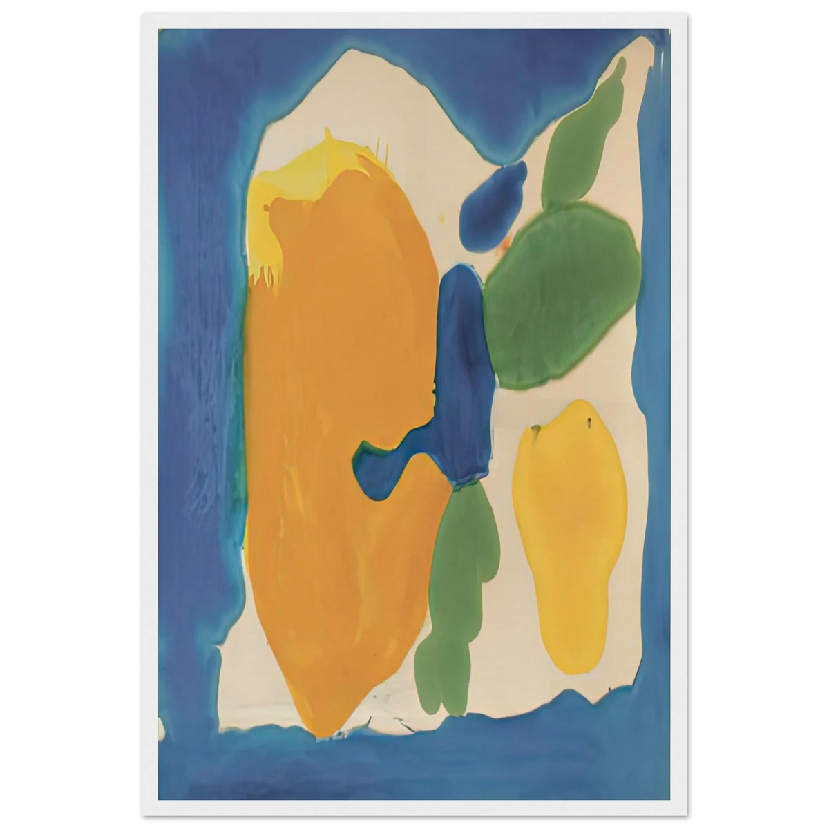 Provincetown Window, 1963-64- Framed Poster | Helen Frankenthaler Framed Prints Wall Art | Frankenthaler Helen