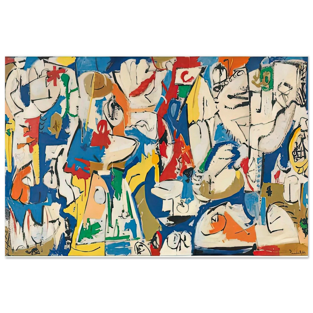 The Jugglers, 1951- Poster | Helen Frankenthaler Poster | Frankenthaler Helen