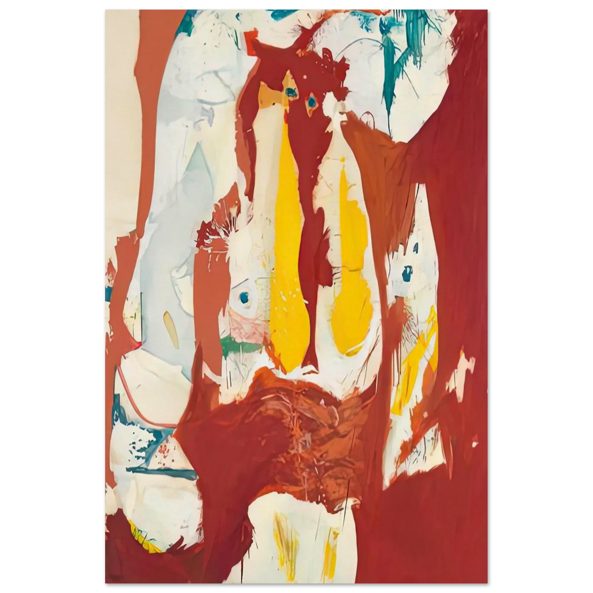 The Red Sea, 1959- Poster | Helen Frankenthaler Poster | Frankenthaler Helen
