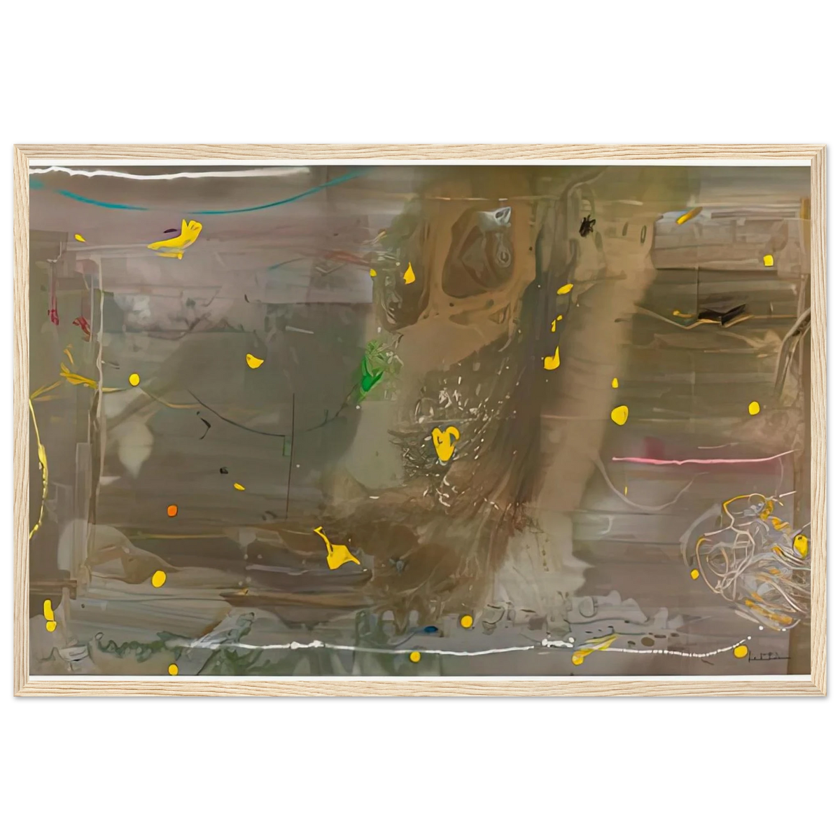 Halley’s Comet, 1985- Framed Poster | Helen Frankenthaler Framed Prints Wall Art | Frankenthaler Helen