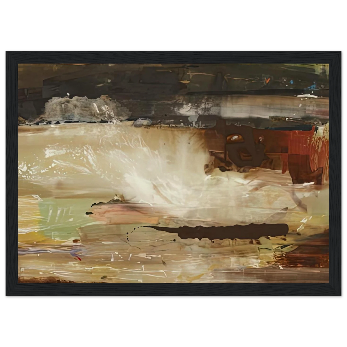 For E.M., 1981- Framed Poster | Helen Frankenthaler Framed Prints Wall Art | Frankenthaler Helen