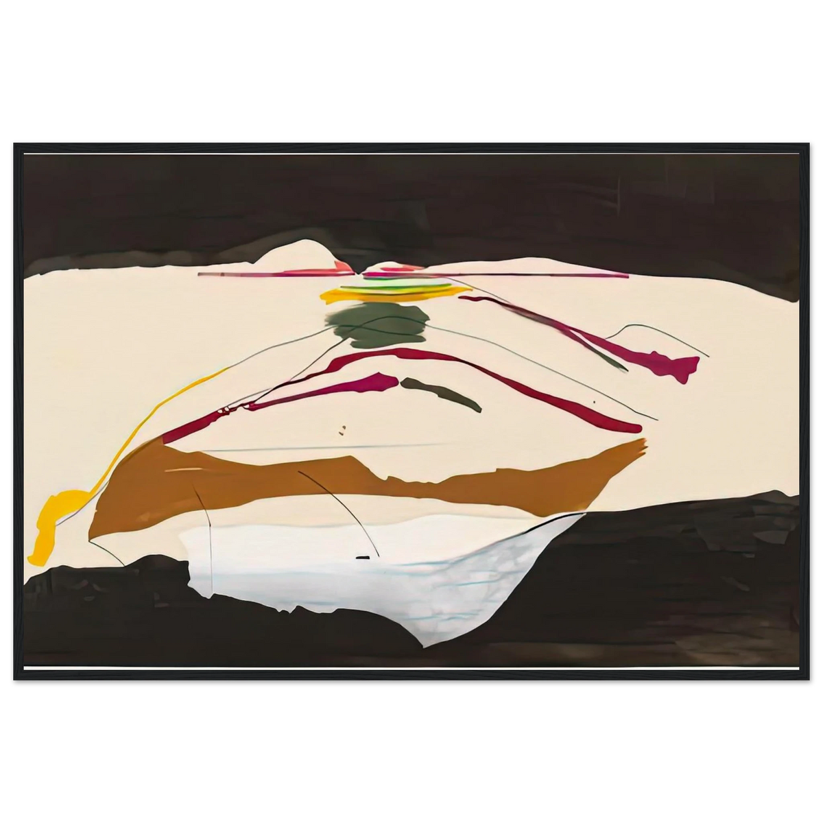 New Paths, 1973- Framed Poster | Helen Frankenthaler Framed Prints Wall Art | Frankenthaler Helen