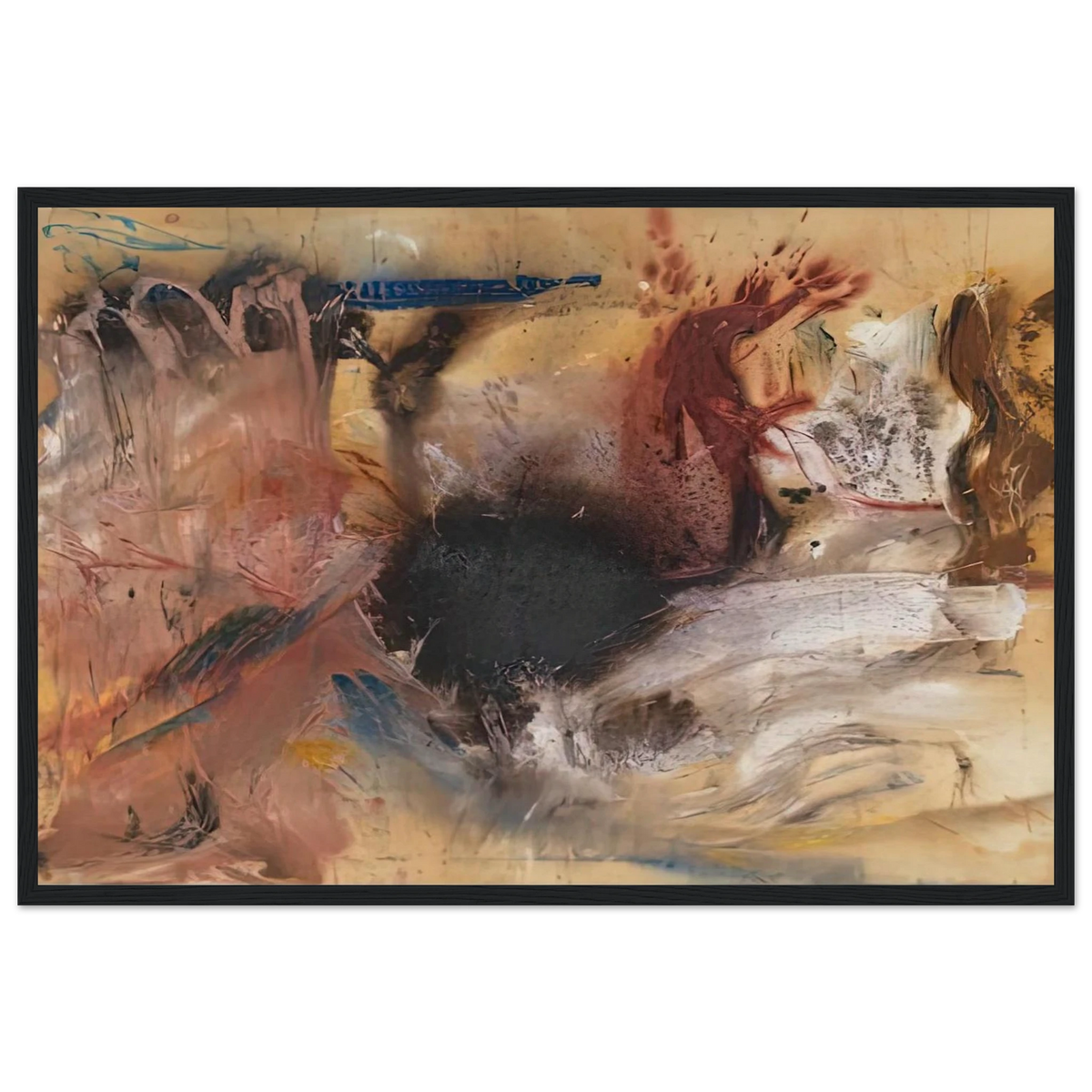 Sun Spot, 1954- Framed Poster | Helen Frankenthaler Framed Prints Wall Art | Frankenthaler Helen