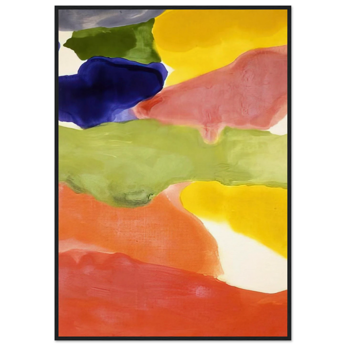 Tutti-Fruitti - 1966 Framed Poster | Helen Frankenthaler Framed Prints Wall Art | Frankenthaler Helen