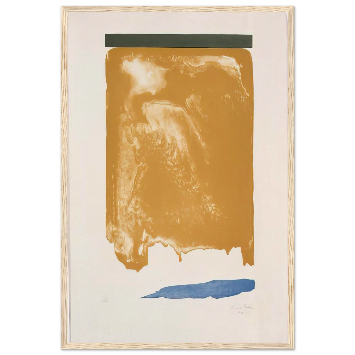 Persian Garden - 1966 Framed Poster | Helen Frankenthaler Framed Prints Wall Art | Frankenthaler Helen