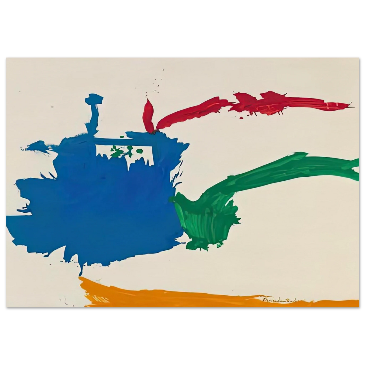 Italian Beach, 1960- Poster | Helen Frankenthaler Poster | Frankenthaler Helen