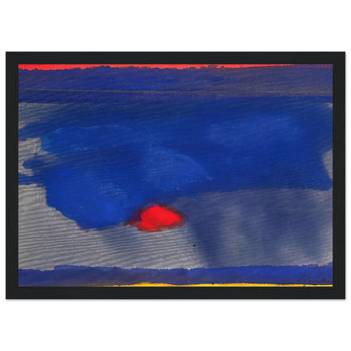 Provincetown - 1964 Framed Poster | Helen Frankenthaler Framed Prints Wall Art | Frankenthaler Helen