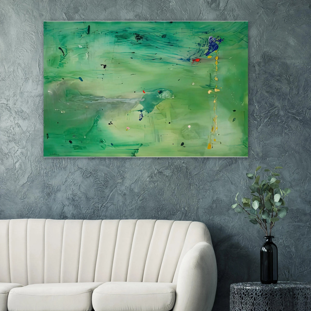 A Green Thought in a Green Shade, 1981- Poster | Helen Frankenthaler Poster | Frankenthaler Helen
