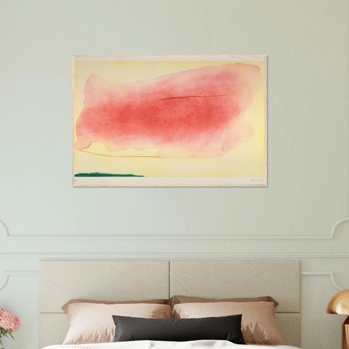 Nepenthe - 1972 Framed Poster | Helen Frankenthaler Framed Prints Wall Art | Frankenthaler Helen