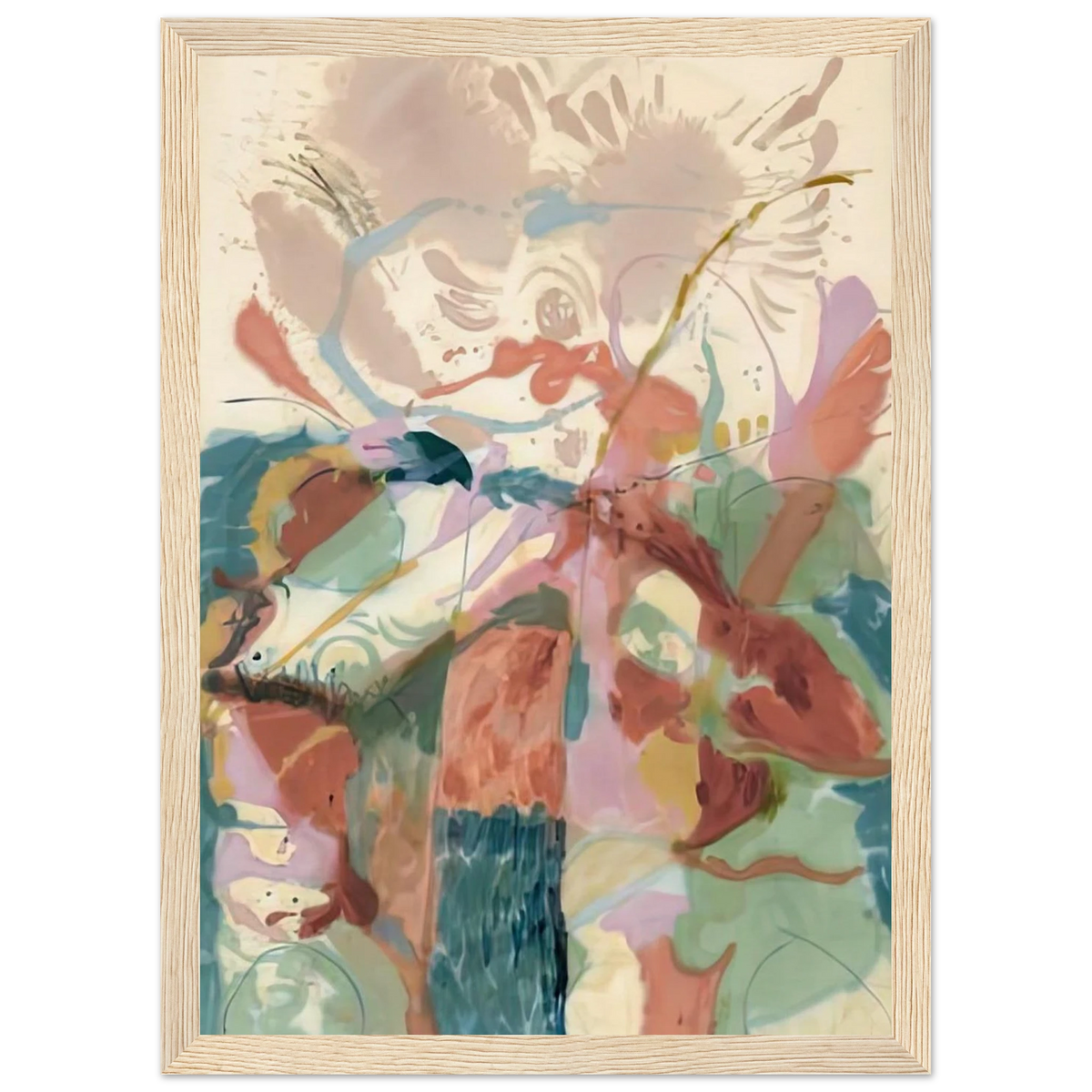 Jacob's Ladder, 1957- Framed Poster | Helen Frankenthaler Framed Prints Wall Art | Frankenthaler Helen