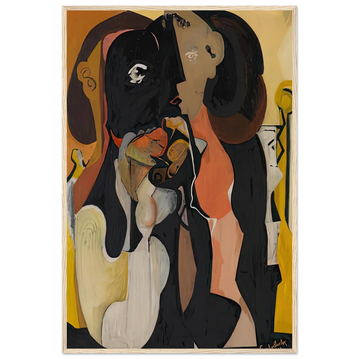 Woman, 1950- Framed Poster | Helen Frankenthaler Framed Prints Wall Art | Frankenthaler Helen