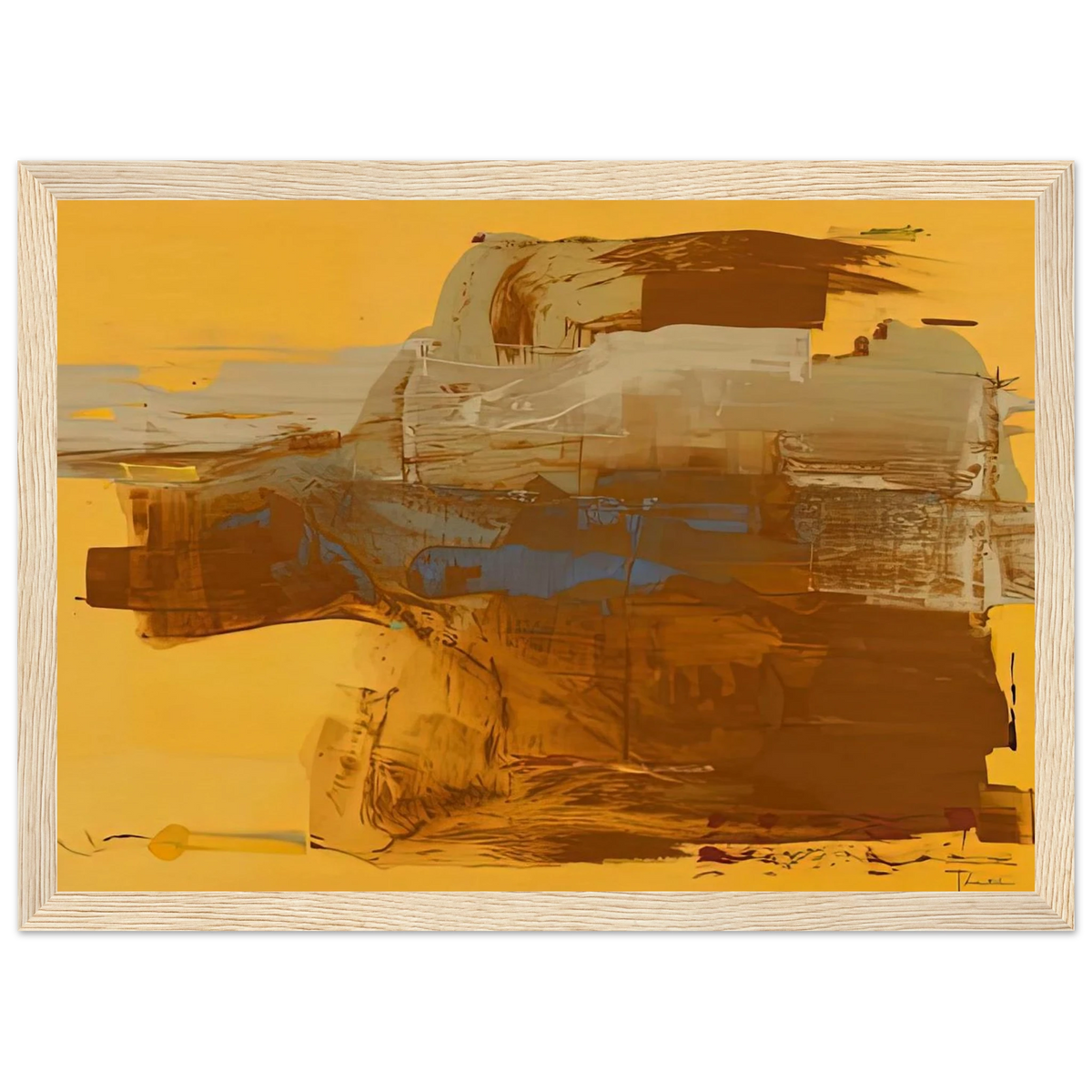 Mineral Kingdom, 1976- Framed Poster | Helen Frankenthaler Framed Prints Wall Art | Frankenthaler Helen