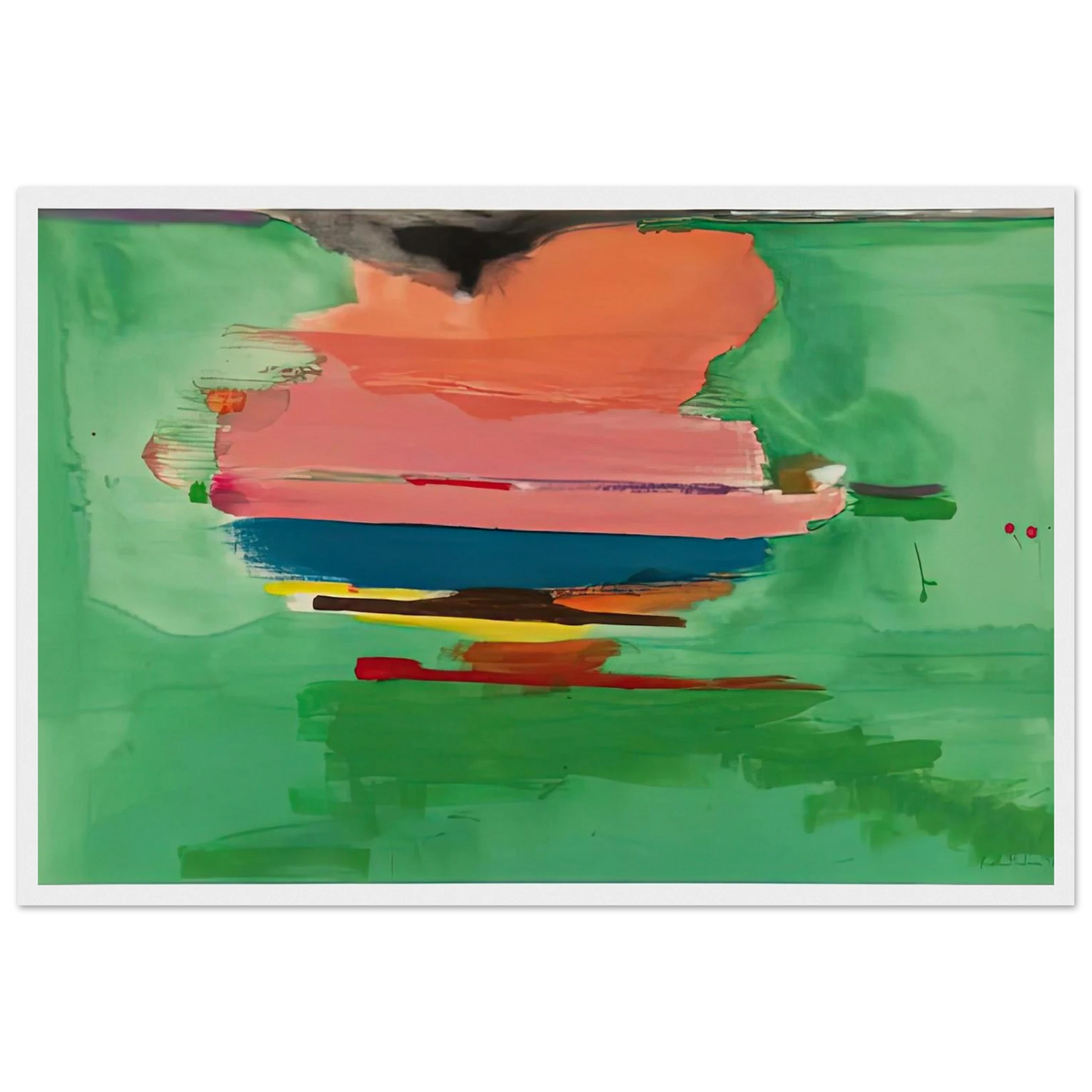 Untitled, 1973- Framed Poster | Helen Frankenthaler Framed Prints Wall Art | Frankenthaler Helen