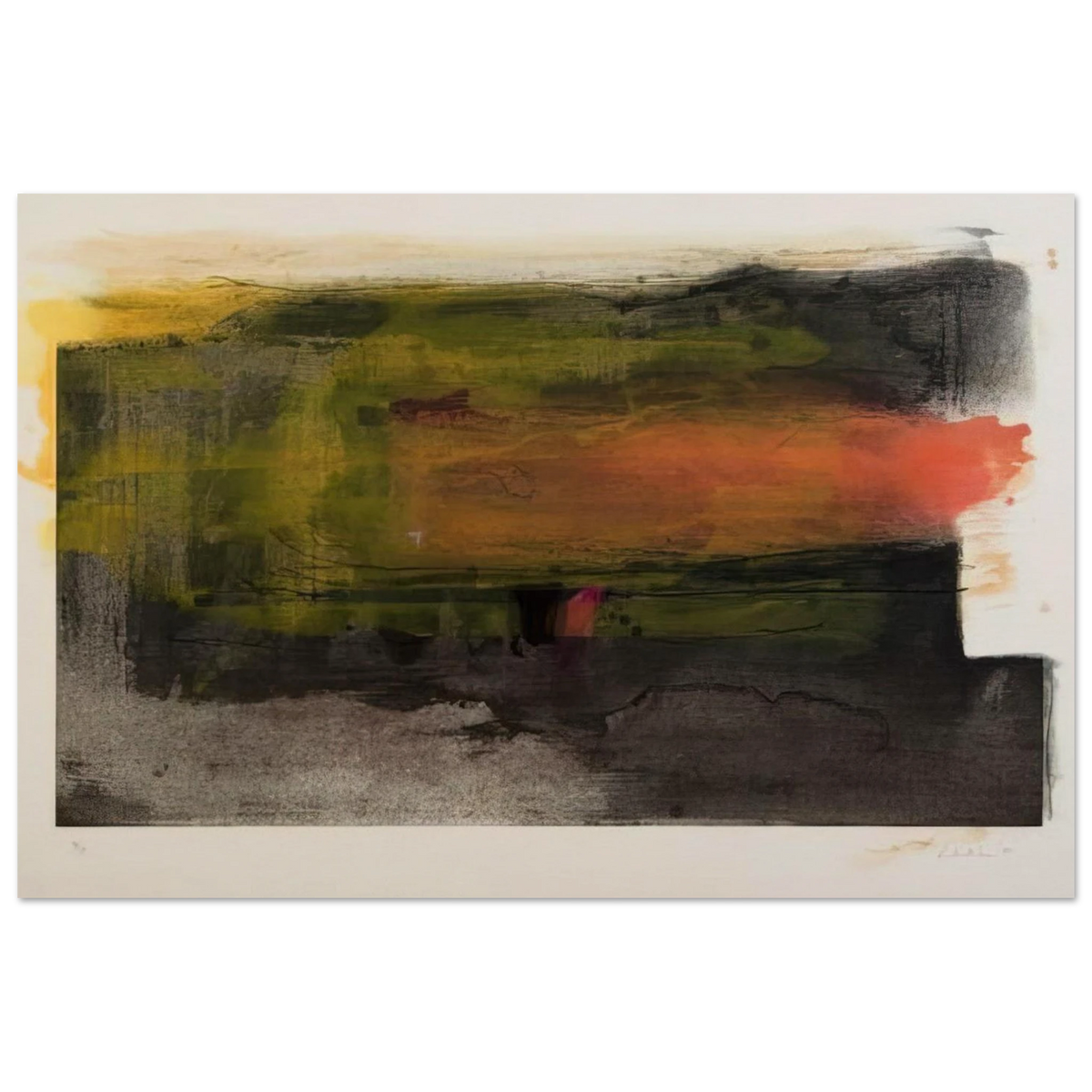 Deep Sun - 1983 Poster | Helen Frankenthaler Poster | Frankenthaler Helen