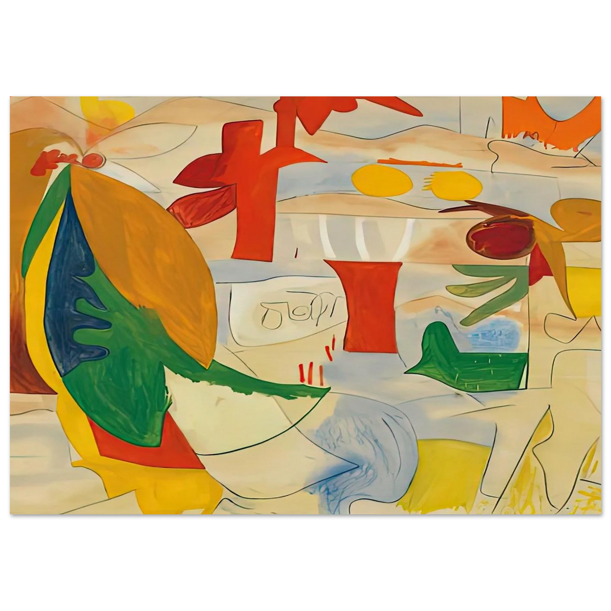 Abstract Landscape, 1951- Poster | Helen Frankenthaler Poster | Frankenthaler Helen