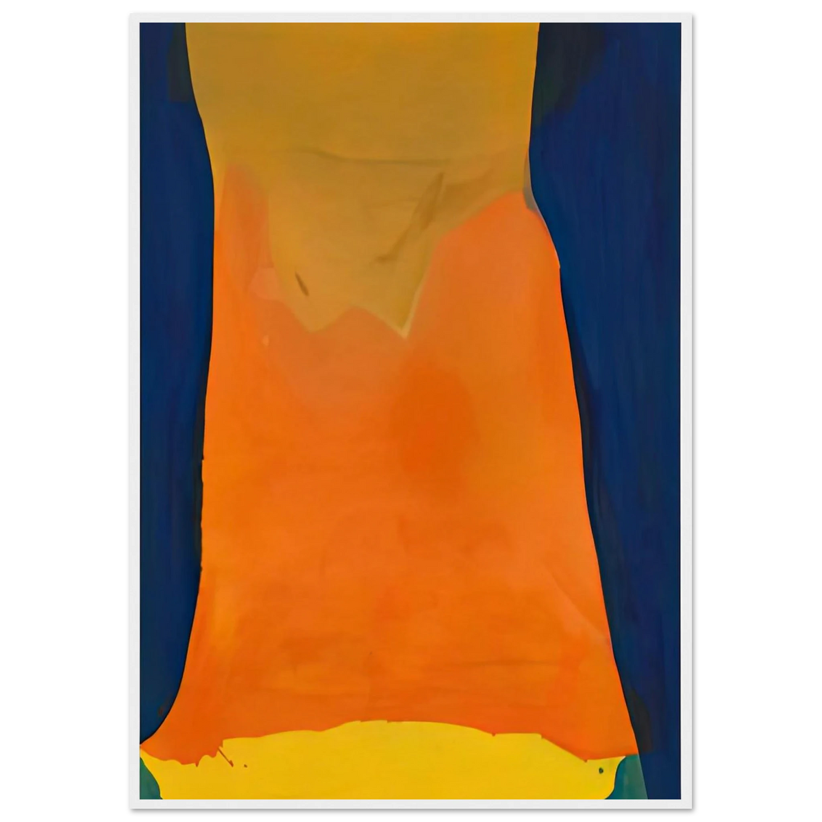 Orange Mood, 1963-64- Framed Poster | Helen Frankenthaler Framed Prints Wall Art | Frankenthaler Helen