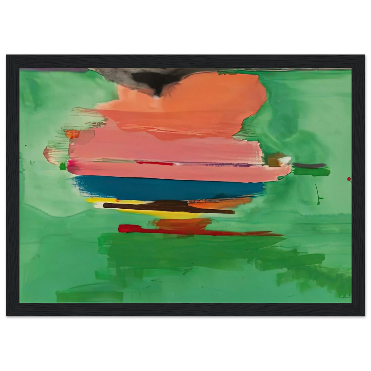 Untitled, 1973- Framed Poster | Helen Frankenthaler Framed Prints Wall Art | Frankenthaler Helen