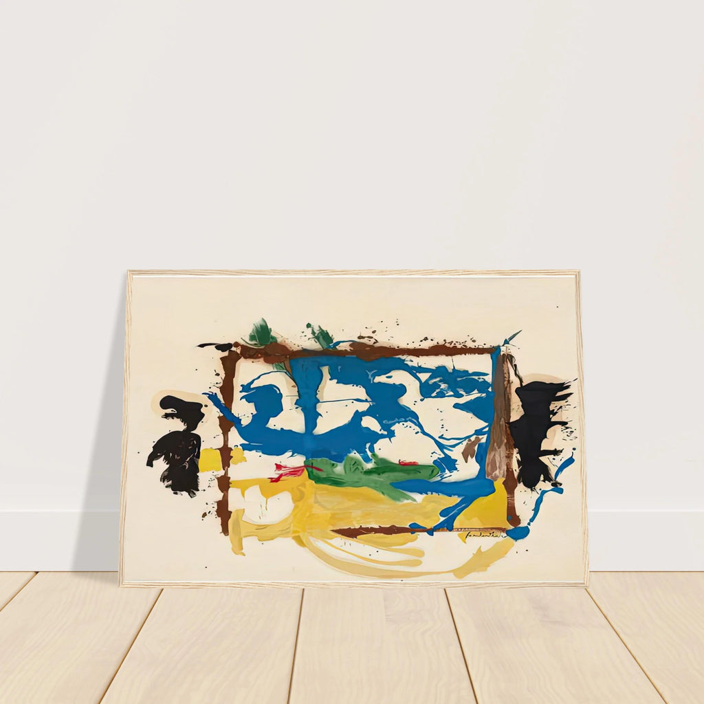Swan Lake I, 1961- Framed Poster | Helen Frankenthaler Framed Prints Wall Art | Frankenthaler Helen