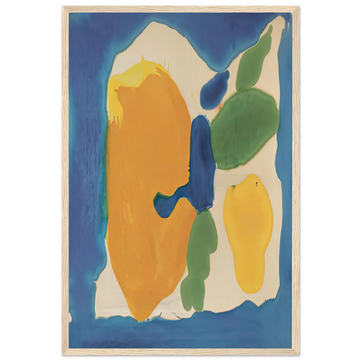 Provincetown Window, 1963-64- Framed Poster | Helen Frankenthaler Framed Prints Wall Art | Frankenthaler Helen