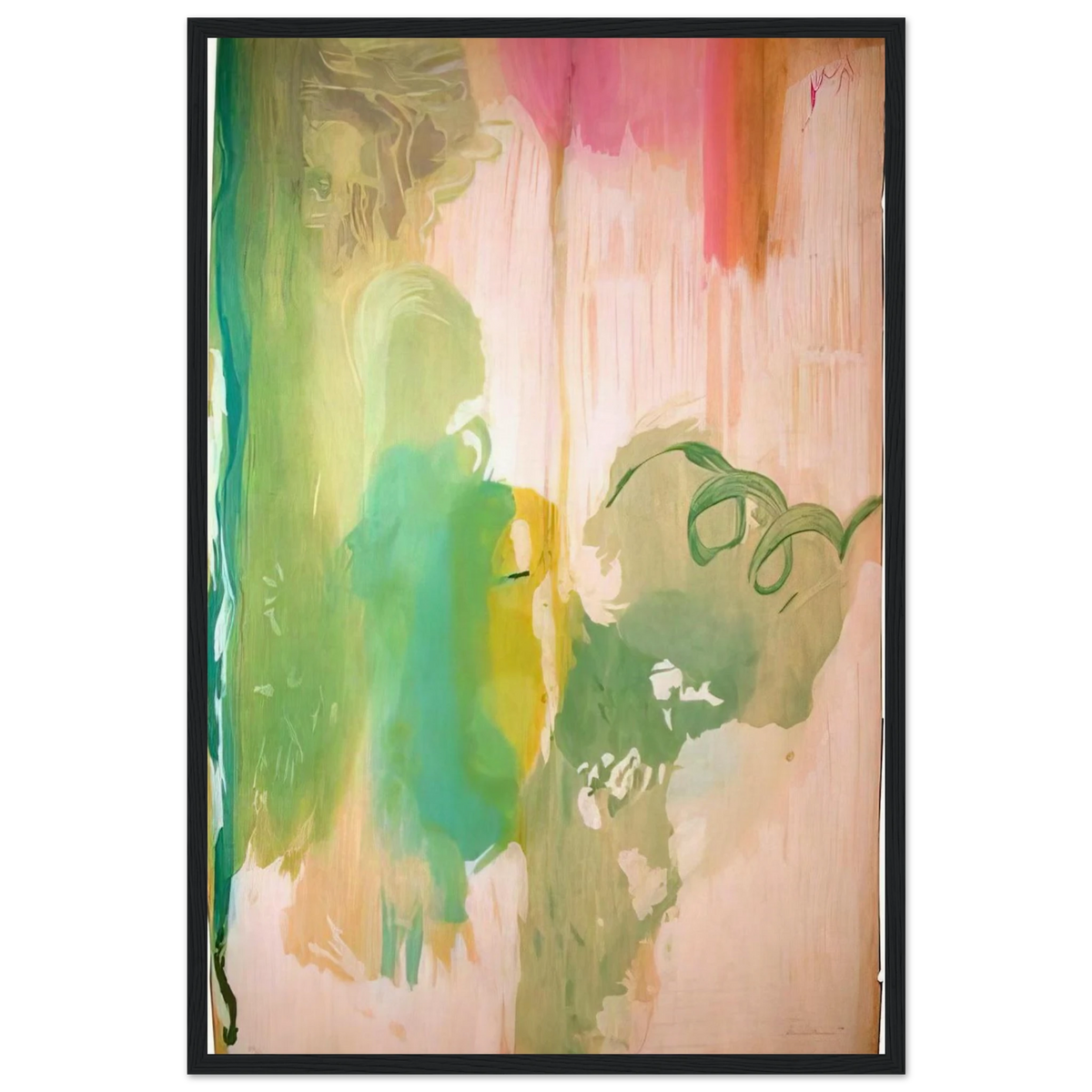 Snow Pines - 2004 Framed Poster | Helen Frankenthaler Framed Prints Wall Art | Frankenthaler Helen